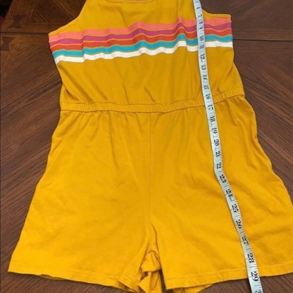 Old Navy Rainbow Striped Romper Girls XXL 16 Plus - Picture 9 of 11